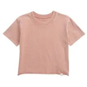 Treasure & Bond (Nordstrom brand) Kids' Washed Crop "Pink Smoke" T-Shirt